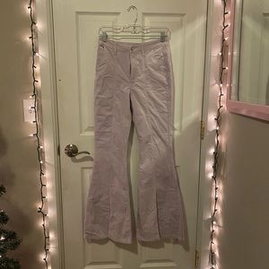 Y2K bootcut lavender pants